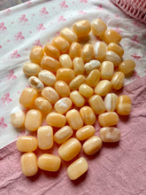 Load image into Gallery viewer, Orange Calcite Tumbles ✨ Warm Energy Crystal 🍊💫
