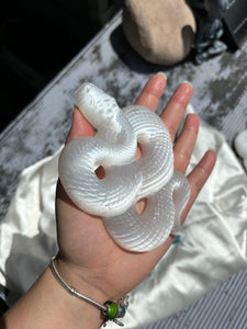 Selenite Satin Spar Snake