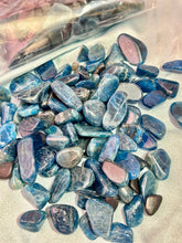 Load image into Gallery viewer, Blue Apatite Crystal Chip Bag | 3.5 oz Crystal Chips for Spell Jars, Crafts &amp; Decor
