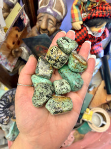 Turquoise Tumbles from Africa