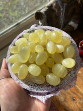 Load image into Gallery viewer, Lemon Calcite Tumbles ✨ Bright Energy Crystal for Positivity, Confidence &amp; Joy
