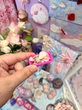 Load image into Gallery viewer, Pink Opal Mini Crystal Basket | Tiny Peru Pink Opal Tumbles
