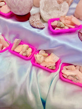 Load image into Gallery viewer, Pink Opal Mini Crystal Basket | Tiny Peru Pink Opal Tumbles
