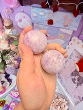 Load image into Gallery viewer, Lepidolite Crystal Sphere | Natural Purple Crystal Ball
