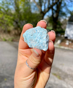 Raw Larimar from The Dominican Republic