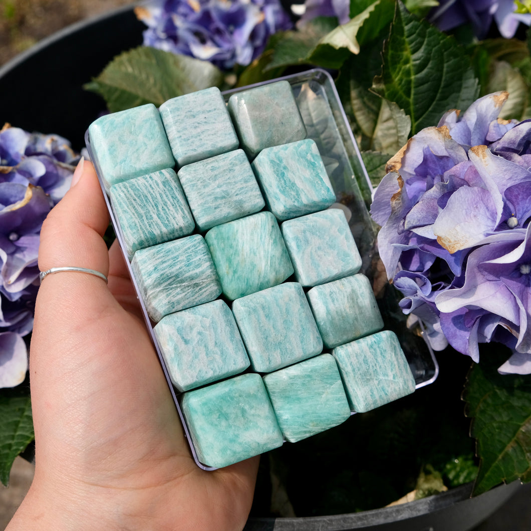 Amazonite Cubes