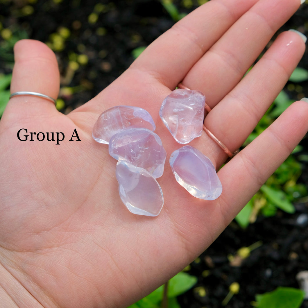 Rare Lavender Moon Quartz Tumbles