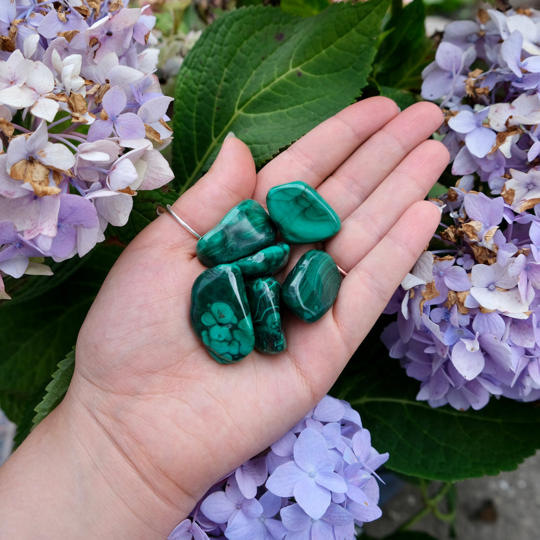 Malachite Tumbles ( Intuitively Selected)