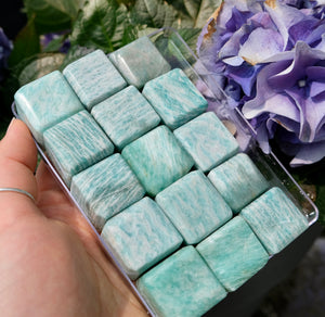 Amazonite Cubes