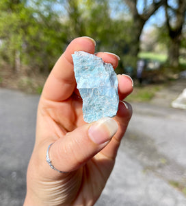 Raw Larimar from The Dominican Republic