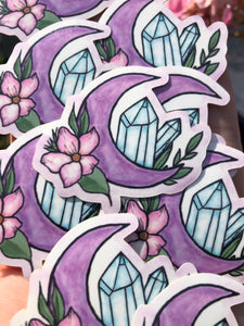 Crystal Moon Stickers