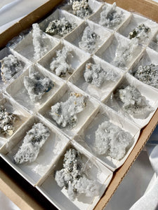 Intuitively Selected Quartz With Pyrite Specimens from Peru