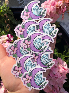 Crystal Moon Stickers