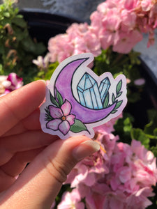 Crystal Moon Stickers