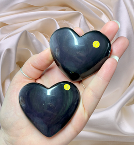 Rainbow Obsidian Hearts