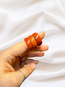 Carnelian Rings- Sizes not exact**