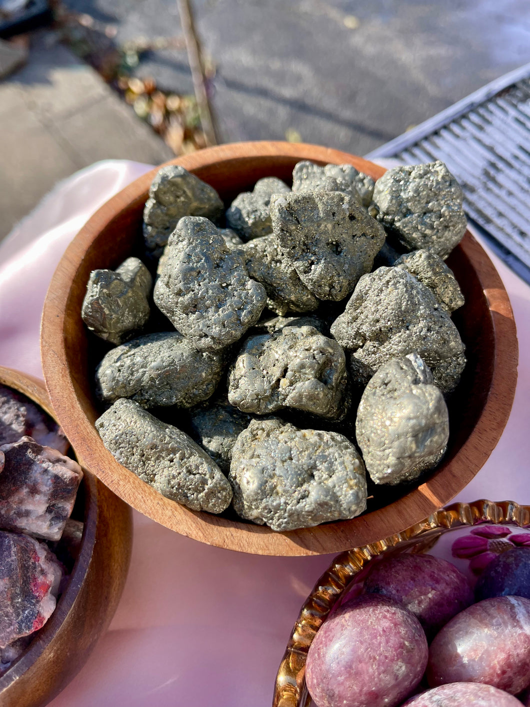 Raw Pyrite Tumbles (Fools Gold)