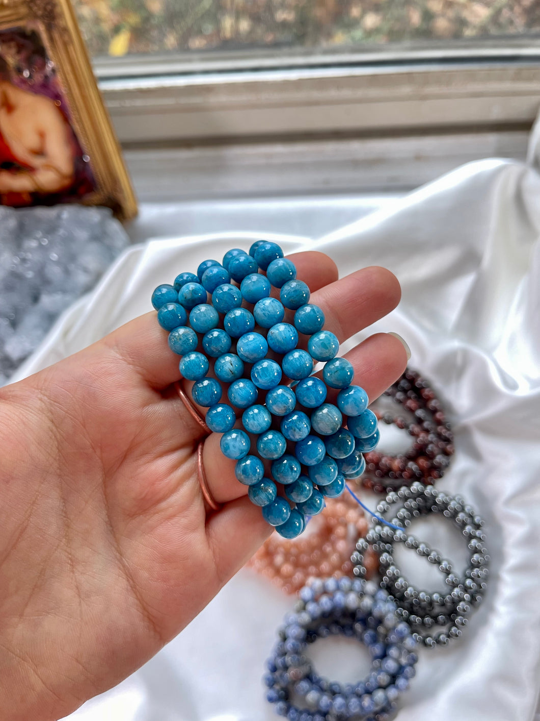 Blue Apatite Bracelets