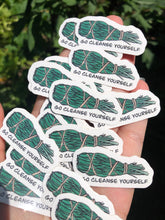 Load image into Gallery viewer, “Go Cleanse Yourself” Rosemary Sticker
