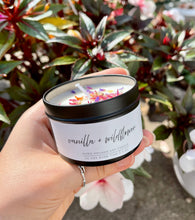 Load image into Gallery viewer, Vanilla + Wildflower Soy Candles (4oz)
