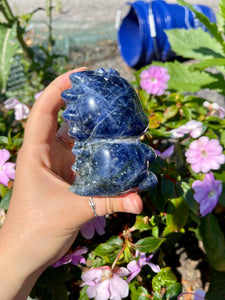 Sodalite Sitting Dino- X-Large