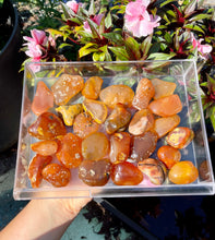 Load image into Gallery viewer, 100% Natural Unheated Carnelian Tumbles
