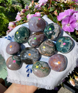 Ocean Jasper Palm Stones