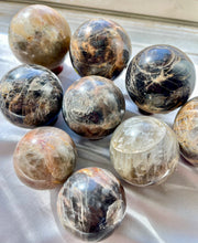 Load image into Gallery viewer, Black Moonstone Spheres
