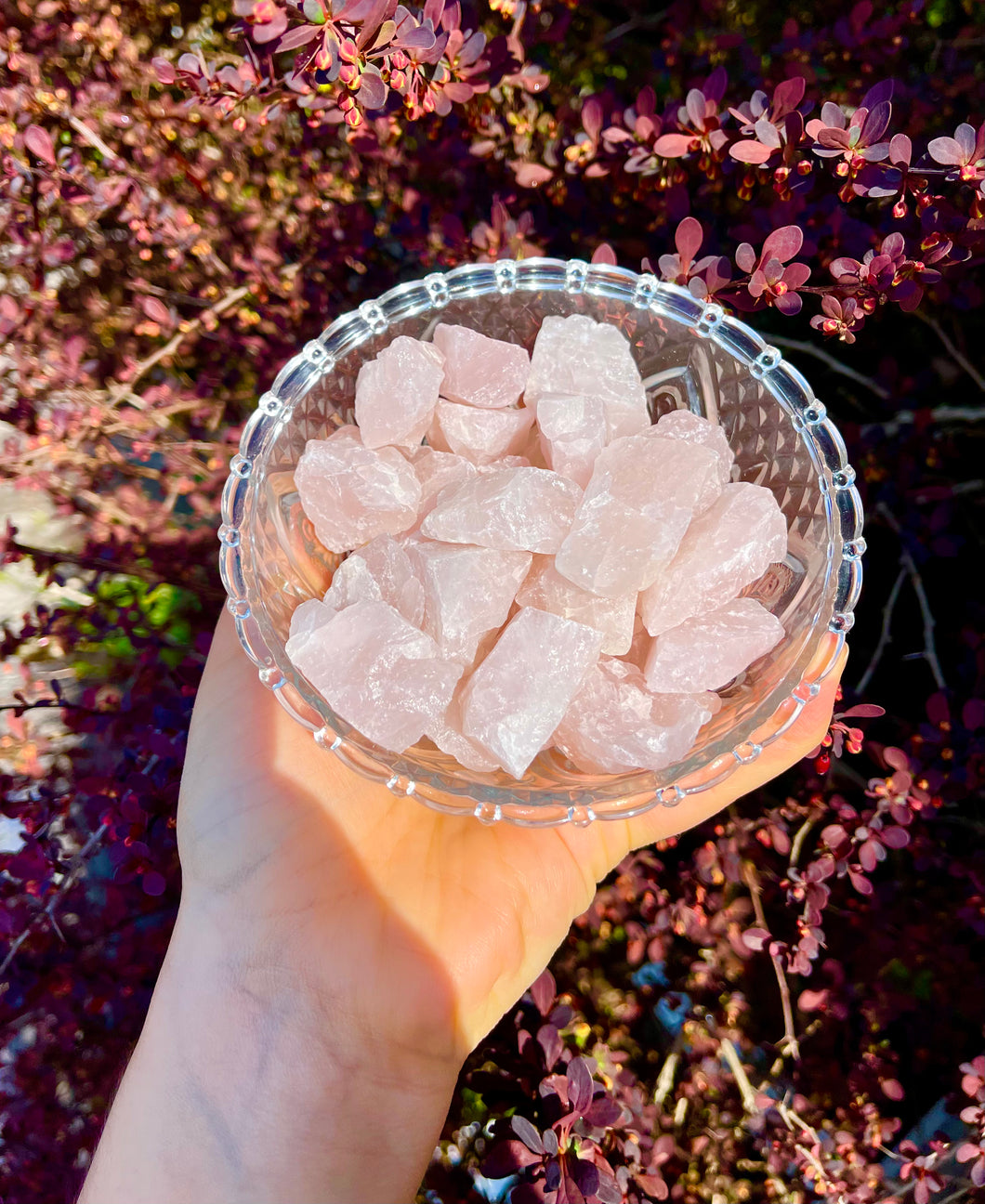 Raw Rose Quartz