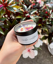 Load image into Gallery viewer, Vanilla + Wildflower Soy Candles (4oz)
