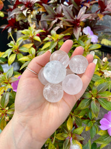 White Calcite Spheres