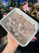 Load image into Gallery viewer, Low Grade Blue Rose Quartz Tumbles
